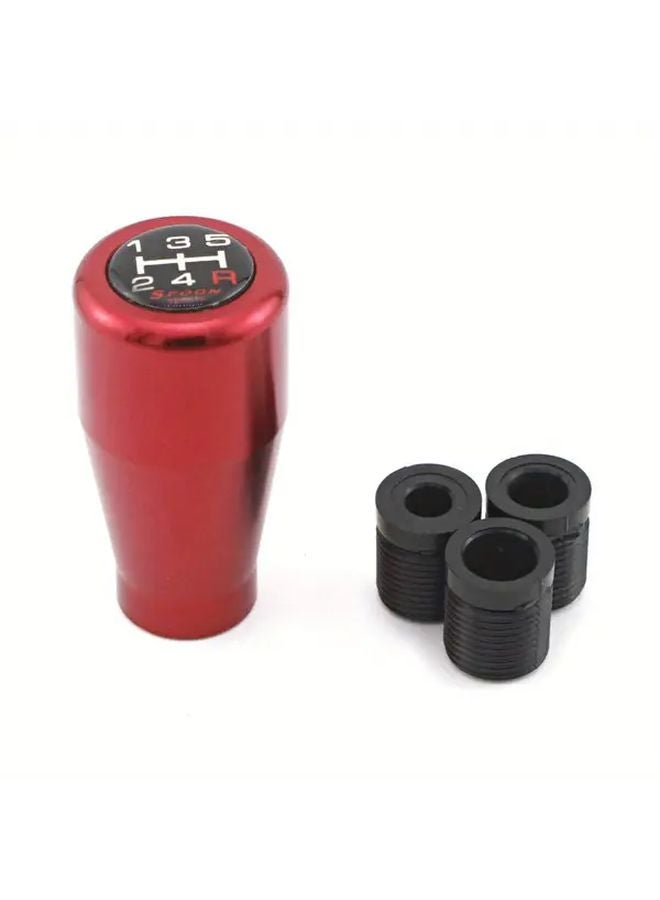 Gray Universal Manual Stick Gear Shift Knob Head for Aluminum Car Gear Lever - Image 3